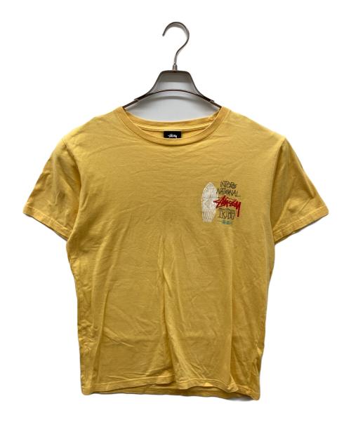stussy（ステューシー）stussy (ステューシー) プリントTシャツ イエロー サイズ:Ｓの古着・服飾アイテム
