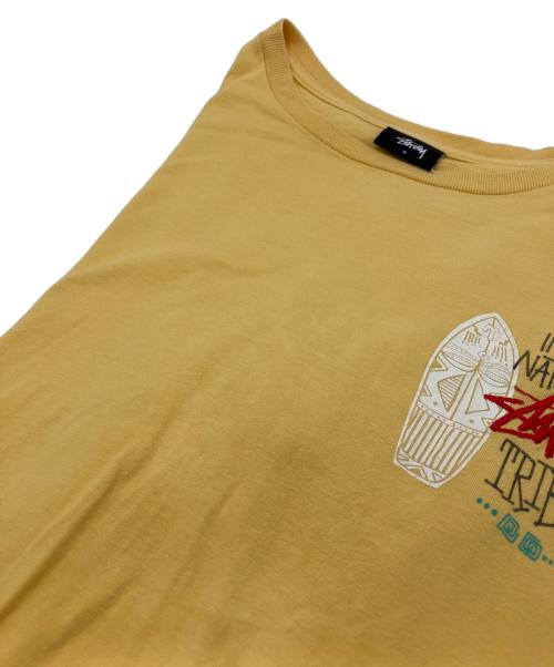 stussy（ステューシー）stussy (ステューシー) プリントTシャツ イエロー サイズ:Ｓの古着・服飾アイテム