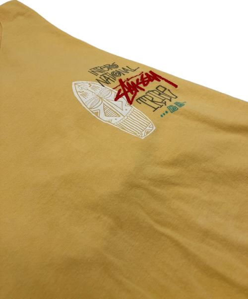 stussy（ステューシー）stussy (ステューシー) プリントTシャツ イエロー サイズ:Ｓの古着・服飾アイテム