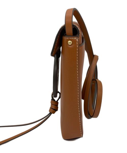 TORY BURCH（トリーバーチ）TORY BURCH (トリーバーチ) Miller Nano/ミラーナノ　クロスボディ　ショルダーポーチ　アイフォンケース ブラウン サイズ:OSの古着・服飾アイテム