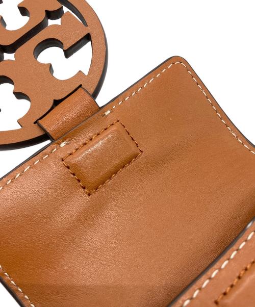 TORY BURCH（トリーバーチ）TORY BURCH (トリーバーチ) Miller Nano/ミラーナノ　クロスボディ　ショルダーポーチ　アイフォンケース ブラウン サイズ:OSの古着・服飾アイテム