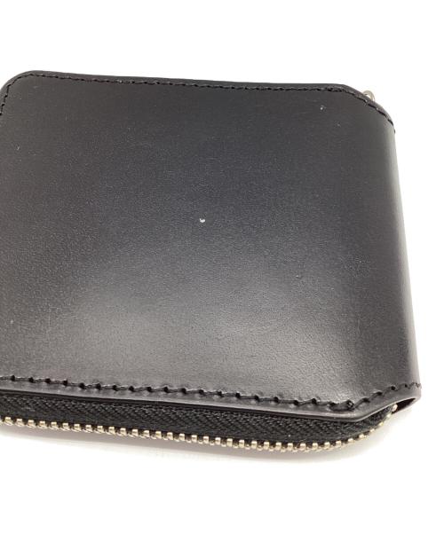 BEAMS（ビームス）BEAMS (ビームス) ジップ レザーウォレット ブラックの古着・服飾アイテム