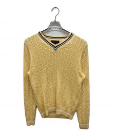 BROOKS BROTHERS（ブルックスブラザーズ）の古着「チルデンニット」｜イエロー