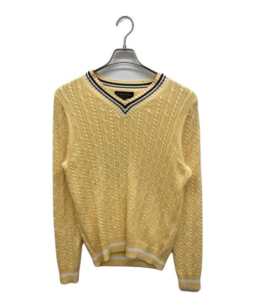 BROOKS BROTHERS（ブルックスブラザーズ）BROOKS BROTHERS (ブルックスブラザーズ) チルデンニット イエロー サイズ:Ｓの古着・服飾アイテム