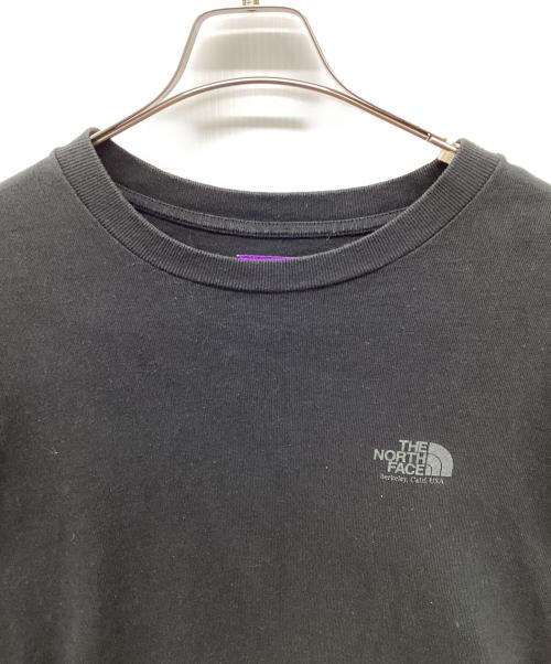 THE NORTHFACE PURPLELABEL（ザ・ノースフェイス パープルレーベル）THE NORTHFACE PURPLELABEL (ザ・ノースフェイス パープルレーベル) 8oz L/S Logo Tee ブラック サイズ:Lの古着・服飾アイテム