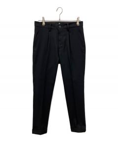 RUDE GALLERY ウールパンツ スラックス サイズ3 Lot5032 黒 中古・古着通販】RUDE GALLERY (ルードギャラリー) ストライプ