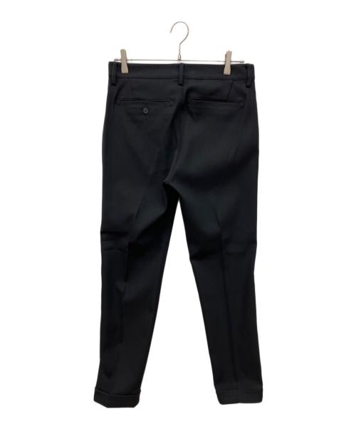 CAMBIO（カンビオ）CAMBIO (カンビオ) テーパードライン裾シングルトラウザー ブラック サイズ:Mの古着・服飾アイテム