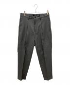 CAMBIOカンビオ）の古着「テーパードライン裾シングルトラウザー」｜グレー