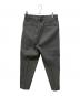 CAMBIO (カンビオ) テーパードライン裾シングルトラウザー グレー サイズ:Ｍ：7000円