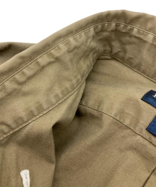 RALPH LAUREN（ラルフローレン）RALPH LAUREN (ラルフローレン) BLAKE　ボタンダウンシャツ　ワンポイント ソリッド BDシャツ　 ブラウン サイズ:XLの古着・服飾アイテム