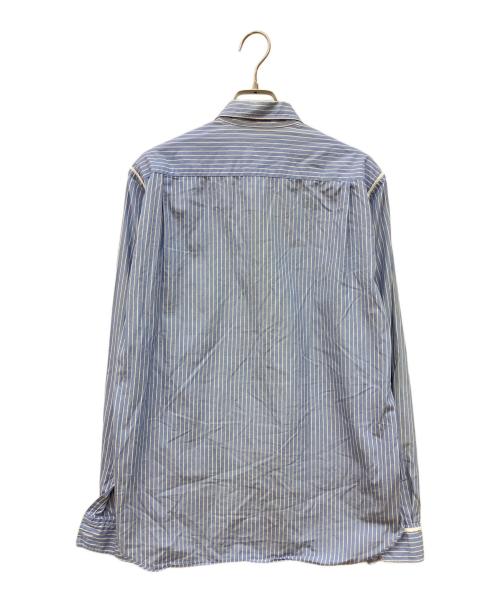 COMME des GARCONS HOMME（コムデギャルソン オム）COMME des GARCONS HOMME (コムデギャルソン オム) ボタンダウンシャツ　ストライプシャツ ブルー サイズ:Mの古着・服飾アイテム