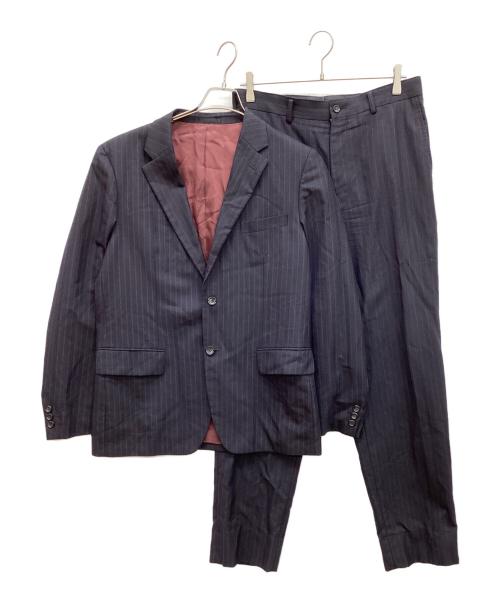 COMME des GARCONS HOMME（コムデギャルソン オム）COMME des GARCONS HOMME (コムデギャルソン オム) セットアップスーツ ネイビー サイズ:アウターM パンツＳの古着・服飾アイテム