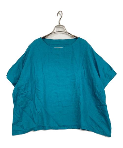 08MAB（ゼロハチマブ）08MAB (ゼロハチマブ) リネンブラウス ブルー サイズ:Fの古着・服飾アイテム