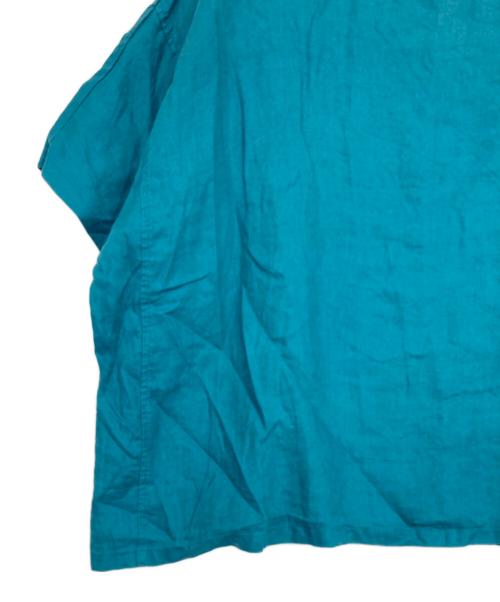 08MAB（ゼロハチマブ）08MAB (ゼロハチマブ) リネンブラウス ブルー サイズ:Fの古着・服飾アイテム