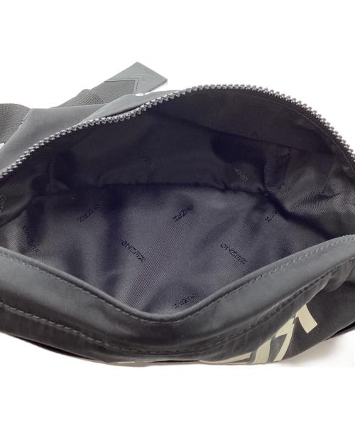 KENZO（ケンゾー）KENZO (ケンゾー) ロゴ ボディバッグ ウエストポーチ ベルトバッグ ブラックの古着・服飾アイテム