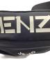 中古・古着 KENZO (ケンゾー) ロゴ ボディバッグ ウエストポーチ ベルトバッグ ブラック：9000円