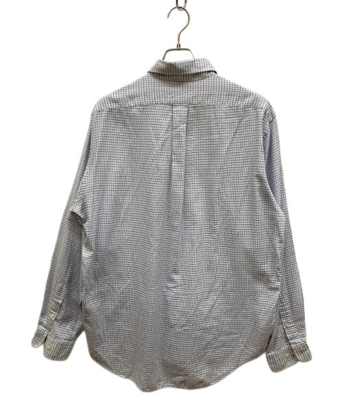 RALPH LAUREN（ラルフローレン）RALPH LAUREN (ラルフローレン) YARMOUTH　長袖チェックボタンダウンシャツ ブルー サイズ:16の古着・服飾アイテム
