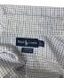 中古・古着 RALPH LAUREN (ラルフローレン) YARMOUTH　長袖チェックボタンダウンシャツ ブルー サイズ:16：5000円