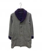 M.&KYOKOエムアンドキョウコ）の古着「シルク混リバーシブルコート」｜グレー