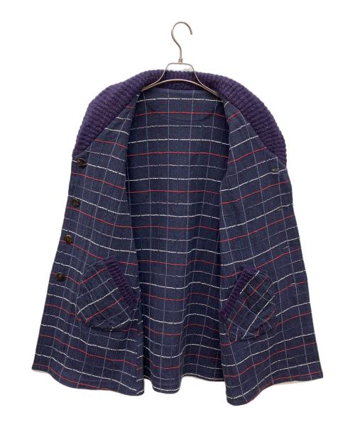 M.&KYOKO（エムアンドキョウコ）M.&KYOKO (エムアンドキョウコ) シルク混リバーシブルコート グレー サイズ:1の古着・服飾アイテム