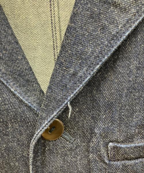 Jurgen Lehl + Babaghuri（ヨーガンレール+ババグーリ）Jurgen Lehl + Babaghuri (ヨーガンレール+ババグーリ) デニムステンカラーコート インディゴ サイズ:Mの古着・服飾アイテム