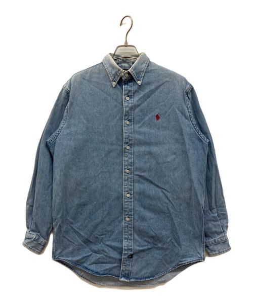POLO COUNTRY（ポロカントリー）POLO COUNTRY (ポロカントリー) BDデニムシャツ インディゴ サイズ:Ｓの古着・服飾アイテム
