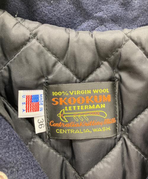 skookum（スクーカム）skookum (スクーカム) マッキーノジャケット ネイビー サイズ:サイズ36の古着・服飾アイテム