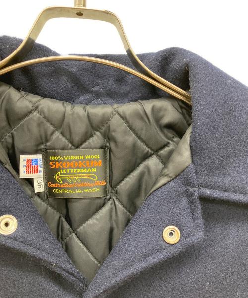 skookum（スクーカム）skookum (スクーカム) マッキーノジャケット ネイビー サイズ:サイズ36の古着・服飾アイテム