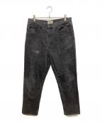 L.L.Beanエルエルビーン）の古着「ブラックテーパードデニムパンツ」｜ブラック