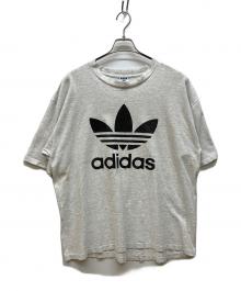adidas（アディダス）の古着「90's オリジナルス・トレフォイルロゴプリントTシャツ」｜グレー