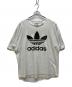adidas（アディダス）の古着「90's オリジナルス・トレフォイルロゴプリントTシャツ」｜グレー