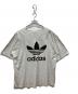 adidas (アディダス) 90's オリジナルス・トレフォイルロゴプリントTシャツ グレー サイズ:XL：6000円