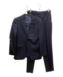 TAKEO KIKUCHI（タケオキクチ）の古着「ストライプセットアップスーツ」｜ネイビー