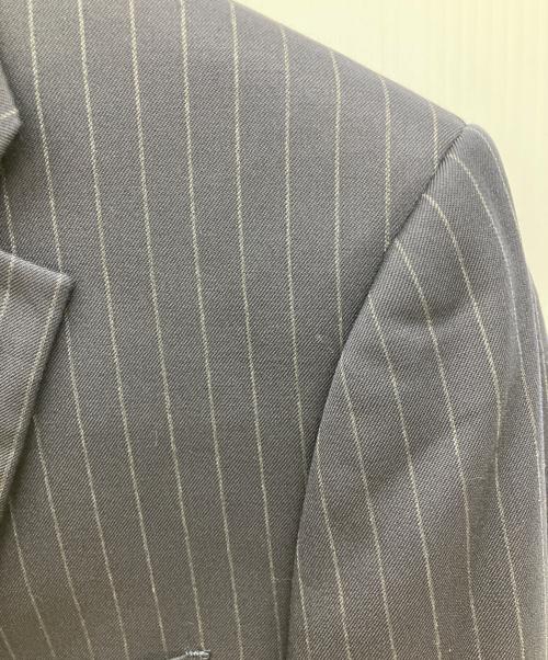 TAKEO KIKUCHI（タケオキクチ）TAKEO KIKUCHI (タケオキクチ) ストライプセットアップスーツ ネイビー サイズ:3の古着・服飾アイテム