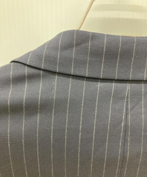 TAKEO KIKUCHI（タケオキクチ）TAKEO KIKUCHI (タケオキクチ) ストライプセットアップスーツ ネイビー サイズ:3の古着・服飾アイテム