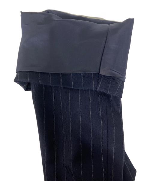 TAKEO KIKUCHI（タケオキクチ）TAKEO KIKUCHI (タケオキクチ) ストライプセットアップスーツ ネイビー サイズ:3の古着・服飾アイテム