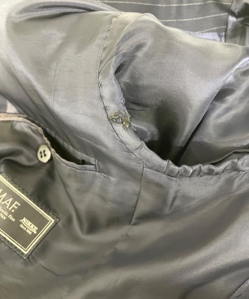 TAKEO KIKUCHI（タケオキクチ）TAKEO KIKUCHI (タケオキクチ) ストライプセットアップスーツ ネイビー サイズ:3の古着・服飾アイテム