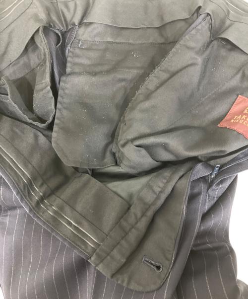 TAKEO KIKUCHI（タケオキクチ）TAKEO KIKUCHI (タケオキクチ) ストライプセットアップスーツ ネイビー サイズ:3の古着・服飾アイテム