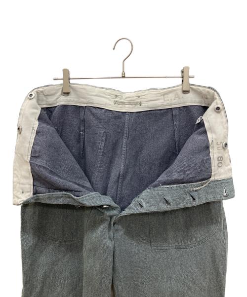 スイス軍（スイスアーミー）スイス軍 (スイスアーミー) ヴィンテージデニムワークパンツ インディゴ サイズ:50/80の古着・服飾アイテム