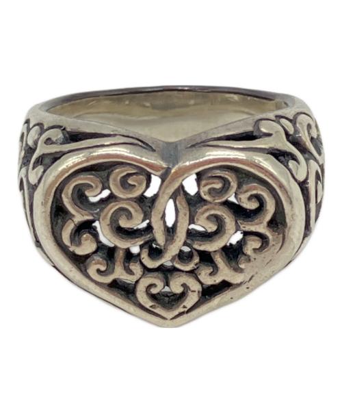 BILL WALL LEATHER（ビルウォールレザー）BILL WALL LEATHER (ビルウォールレザー) EXCLUSIVE　トライバルハート リング Medium シルバー サイズ:US-8　17号の古着・服飾アイテム