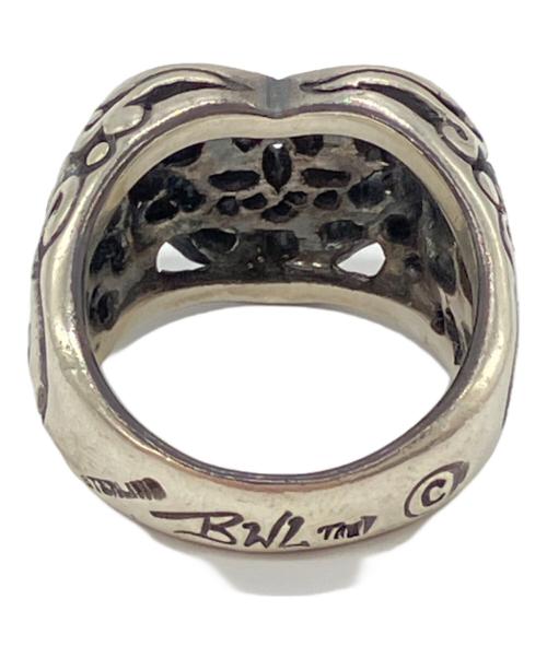 BILL WALL LEATHER（ビルウォールレザー）BILL WALL LEATHER (ビルウォールレザー) EXCLUSIVE　トライバルハート リング Medium シルバー サイズ:US-8　17号の古着・服飾アイテム