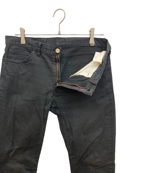 COMME des GARCONS HOMME PLUS（コムデギャルソンオムプリュス）COMME des GARCONS HOMME PLUS (コムデギャルソンオムプリュス) スキニーデニムパンツ ブラック サイズ:LLの古着・服飾アイテム