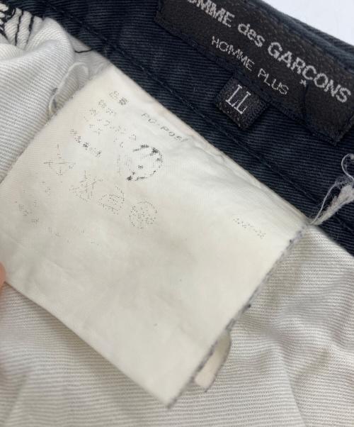 COMME des GARCONS HOMME PLUS（コムデギャルソンオムプリュス）COMME des GARCONS HOMME PLUS (コムデギャルソンオムプリュス) スキニーデニムパンツ ブラック サイズ:LLの古着・服飾アイテム
