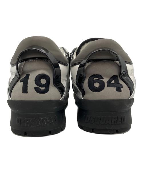 DSQUARED2（ディースクエアード）DSQUARED2 (ディースクエアード) ローカットスニーカー レザースニーカー ホワイト サイズ:39の古着・服飾アイテム