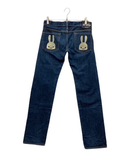 CUNE（キューン）CUNE (キューン) 2連うさぎデニムパンツ インディゴ サイズ: 73.5cm (W29)の古着・服飾アイテム