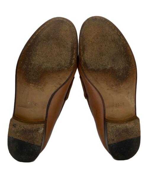 GUCCI（グッチ）GUCCI (グッチ) ホースビットローファー ブラウン サイズ:35 1/2の古着・服飾アイテム