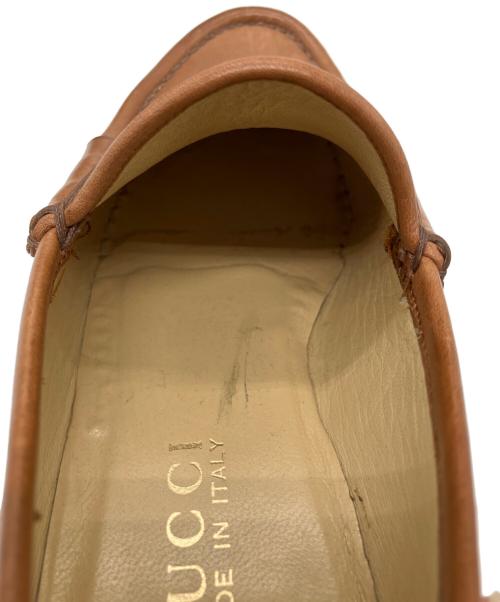 GUCCI（グッチ）GUCCI (グッチ) ホースビットローファー ブラウン サイズ:35 1/2の古着・服飾アイテム