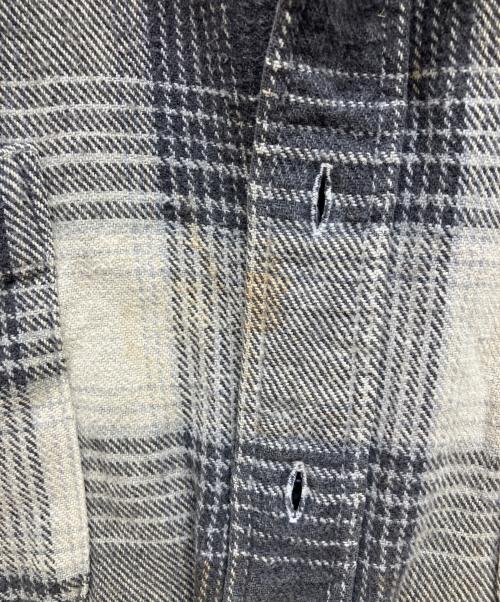 RRL（ダブルアールエル）RRL (ダブルアールエル) チェックネルシャツ ブラウン サイズ:Lの古着・服飾アイテム