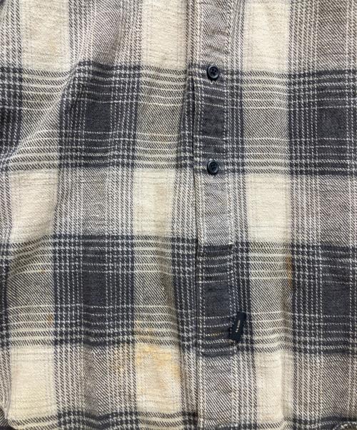 RRL（ダブルアールエル）RRL (ダブルアールエル) チェックネルシャツ ブラウン サイズ:Lの古着・服飾アイテム