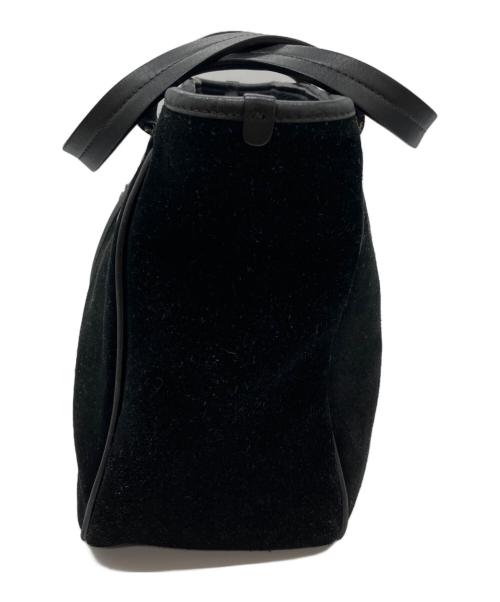 BALLY（バリー）BALLY (バリー) トレインスポッティングスエードハンドバッグ ブラックの古着・服飾アイテム